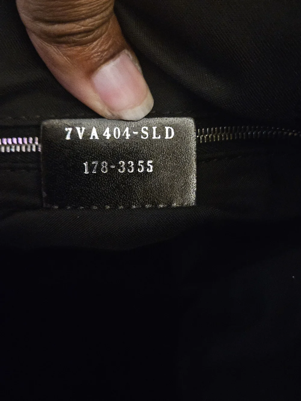 Fendi Faces Nylon Tote Bag W/ Wallet